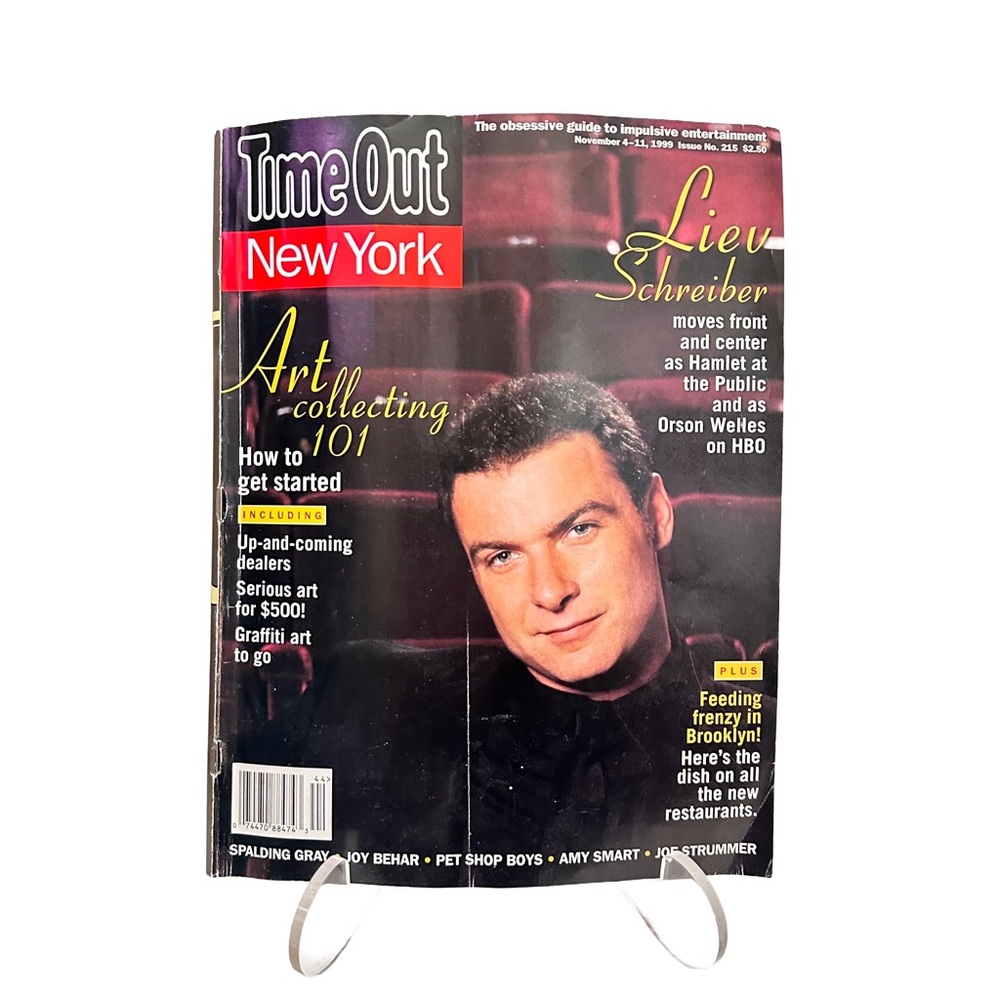 Time Out New York 1999 LIev Schreiber Issue No 215 November 4-12